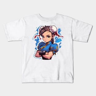 chun li Kids T-Shirt